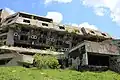 Ruins of Hotel Igman on the mountain
