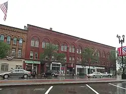 Frisbie Block, Houlton, Maine, 1894-95 and 1905.
