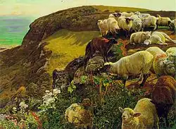 Holman Hunt's Our English Coasts; 1852.[129]