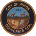 Official seal of Huron, South Dakota