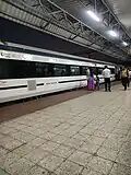 Patna Vande Bharat Express(22350) standing at the station