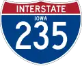 Interstate 235 marker