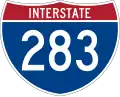 Interstate 283 marker