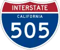 Interstate 505 marker