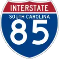 Interstate 85 marker