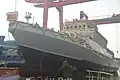 INS Androth launch