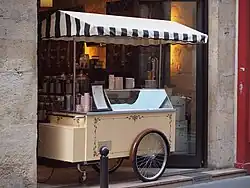 Ice cream seller in Paris, France 2010