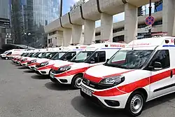 New ambulances delivered to Azerbaijan in Baku