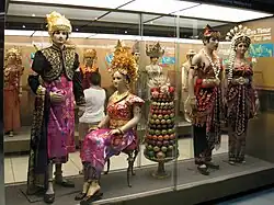 Image 14Exhibit in Indonesia Museum, Jakarta, displaying the traditional costumes of Indonesian ethnic groups