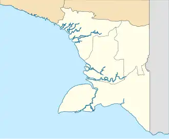 Salor is located in South Papua