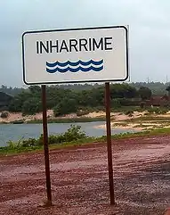 Inharrime river sign