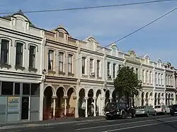 Late 1870s terrace housing in Inkerman Street
