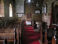 St Peter's church, interior