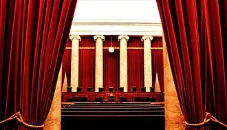 The interior of the United States Supreme Court