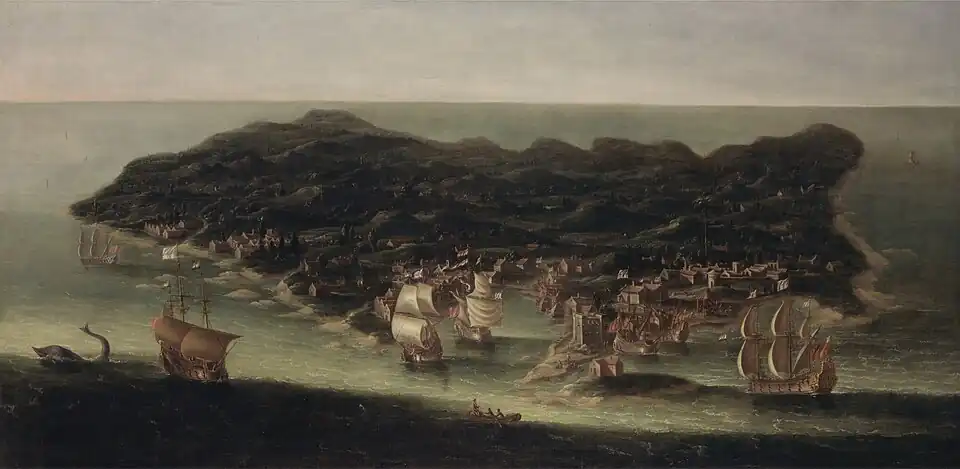 Shipping scene off Barbados by Sailmaker