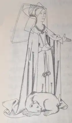 contemporary drawing of the Duchess