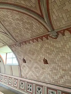 Painted stonework effect