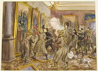 Image 19"Pogrom in the Winter Palace" by Ivan Vladimirov (from October Revolution)