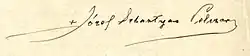 Józef Sebastian Pelczar's signature