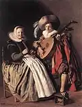 The Duet, 1630, Molenaer