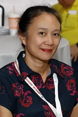 Chang at the 2024 Texas Book Festival.