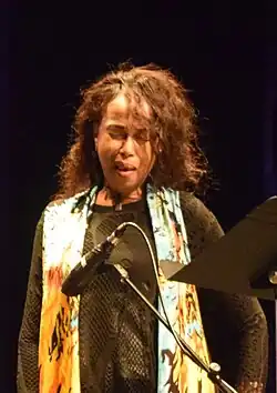 Jeri Brown performing in 2014