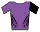 Purple zebra jersey