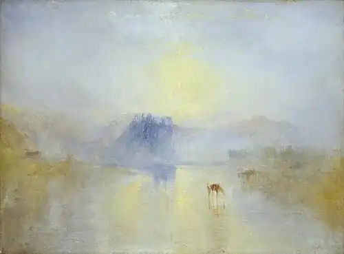 Norham Castle, Sunrise, 1845, oil on canvas, Tate Britain