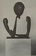 Joven en la Ventana, bronze, 35 cm, 1971