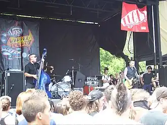 Tiger Army performing at Warped Tour 2007
