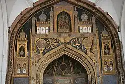 Calligraphy in mihrab