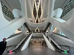 Interior of KAFD metro station
