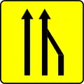 Lanes merge