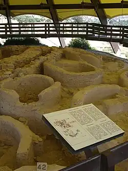 The Kalavasos-Tenta archaeologic site, located 4 km south of Kalavasos.