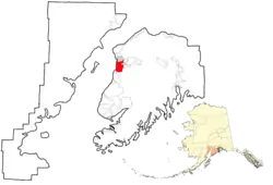 Location in Kenai Peninsula Borough, Alaska
