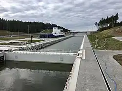 The lock of the Vistula Spit canal