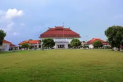 Bakorwil Pamekasan in Art Deco style with native Indonesian architecture