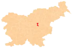 The location of the Municipality of Trbovlje