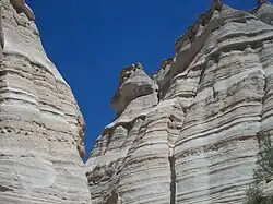 Evidence of erosion in the slot canyon