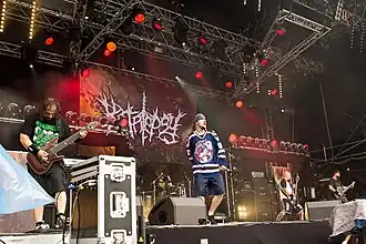 Performing at the 2016 Party San festival