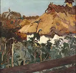Landscape: Cottage; 1900s, oil on canvas, 76 × 74 cm, National Museum, Warsaw.