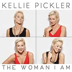 The cover consists of four Kellie Pickler photos in a square grid, wearing black and red dresses. Both the artist's name and album title are placed above and below the photos, colored in black.