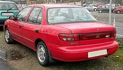 1994–1997 Kia Sephia GTX sedan (Germany)