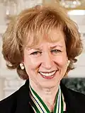 Kim Campbell, Prime Minister of Canada (1993).