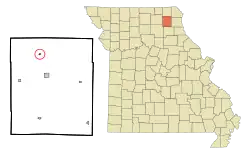 Location of Baring, Missouri