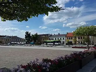 Kościuszko Square in Tomaszów Mazowiecki