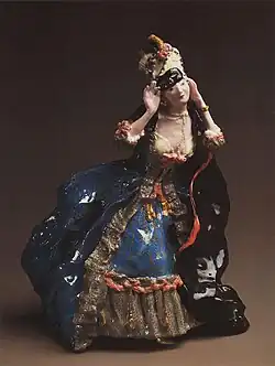 Dame ôtant son masque, by 1906