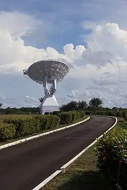 Kourou ESTRACK station antenna