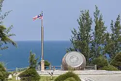 The park-like grounds.