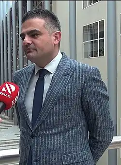 Tunahan Kuzu, co-founder of the Denk political party